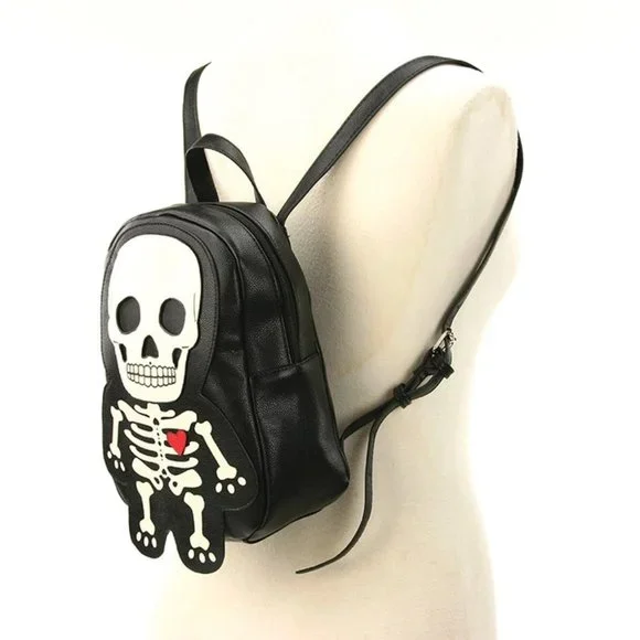 Glow in the Dark Skeleton Backpack - Picture 2 of 3